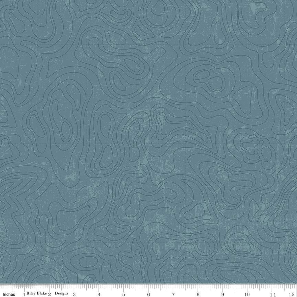 National Parks Topographic - Blue