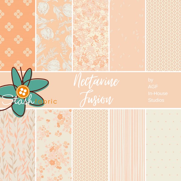 Nectarine Fusion Fat Quarter Bundle | AGF Studios | 10 FQs