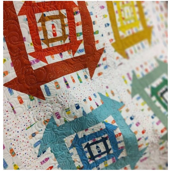 Nested Churn Dash Quilt Pattern | Quilt Jane