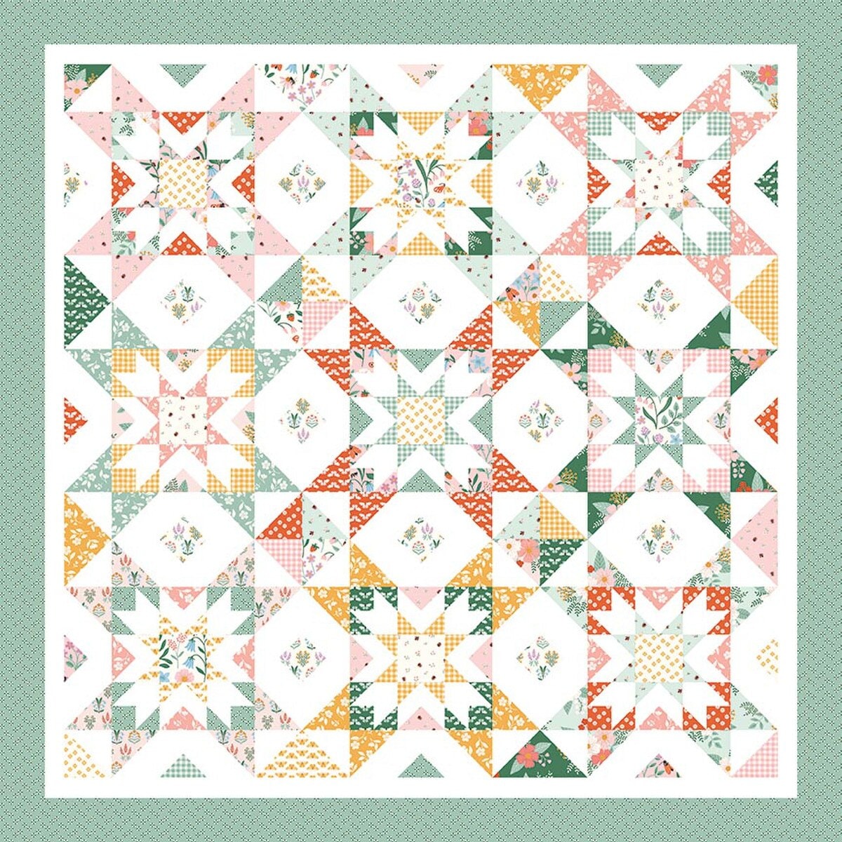 Nesting Stars Quilt Pattern | Primrose Cottage Quilts