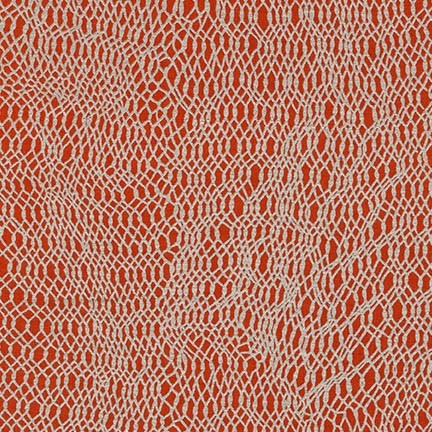 Netting Shimmer in Chinese Red