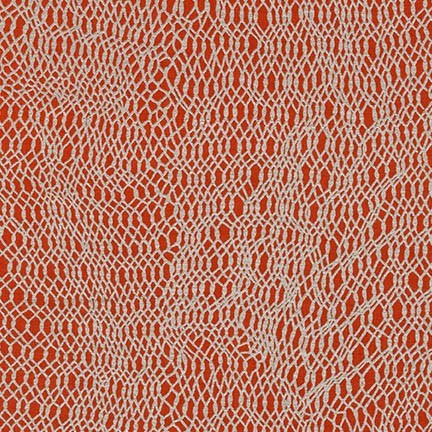 Netting Shimmer in Chinese Red