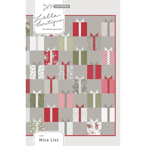 Nice List Quilt Pattern | Lella Boutique