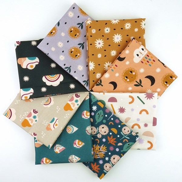 No Rain No Flowers Fat Quarter Bundle | Amy Williamson | 8 FQs