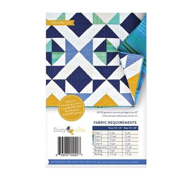 Nordic Triangles Quilt Pattern | SuzyQuilts