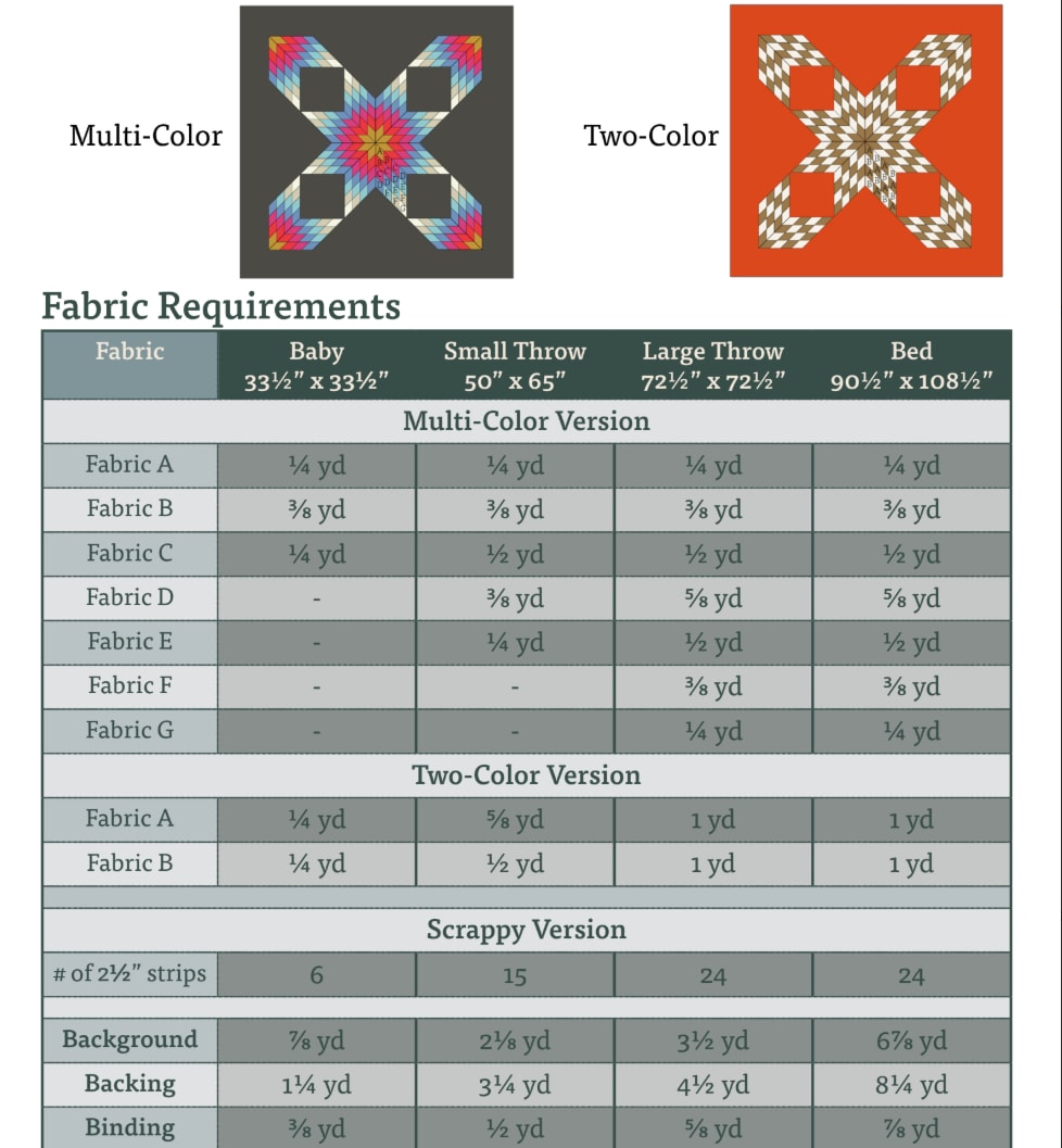 North Country Star Quilt Pattern