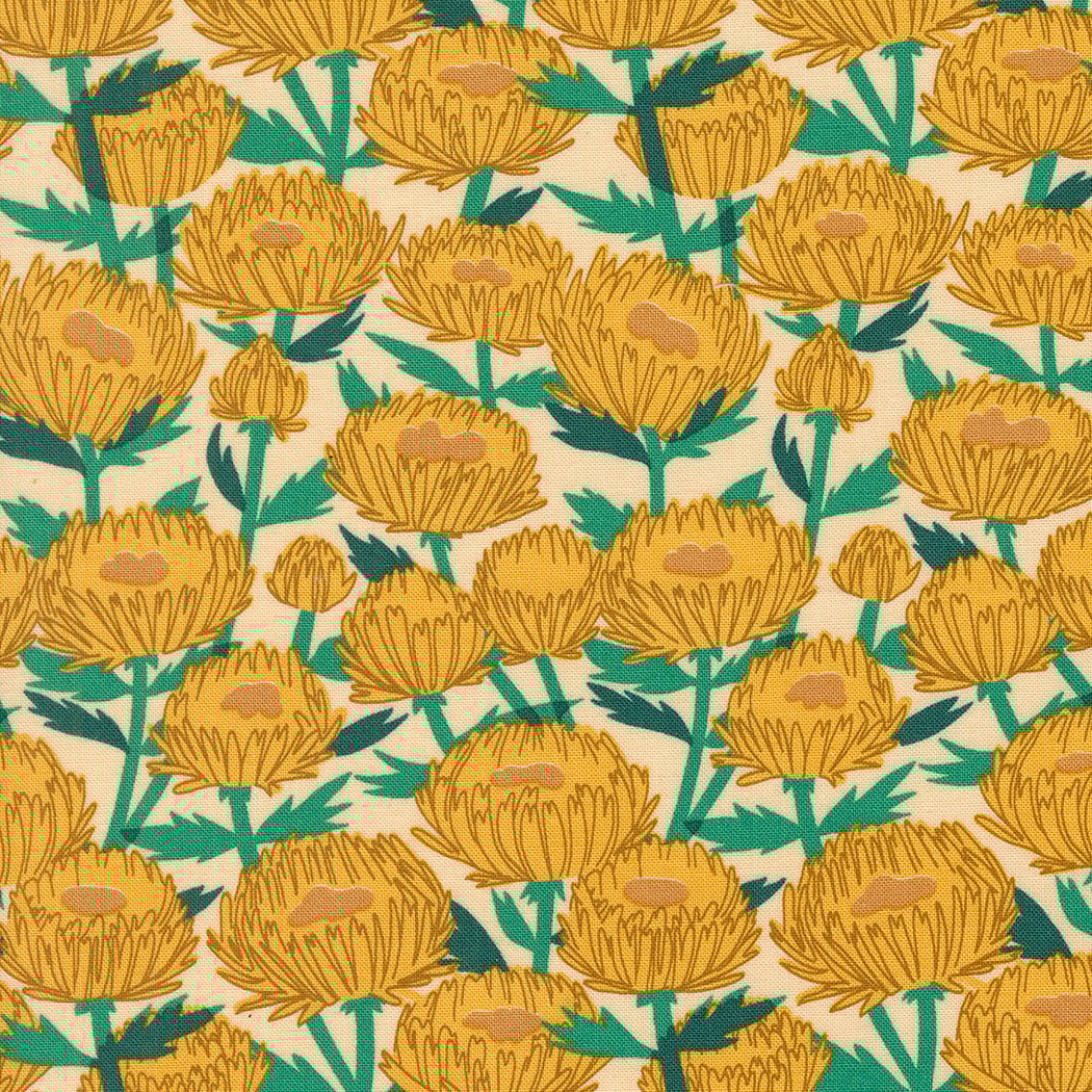 November Floral - Sand