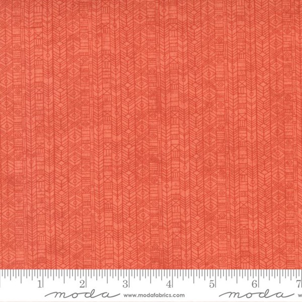 Nutmeg Woven - Persimmon