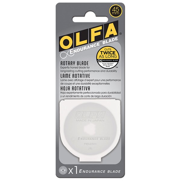 Olfa 45mm Endurance Rotary Blade - 1 pack