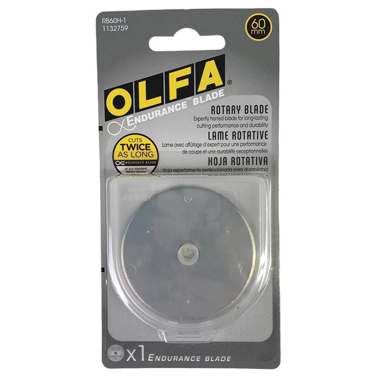 Olfa 60mm Endurance Rotary Blade - 1 pack