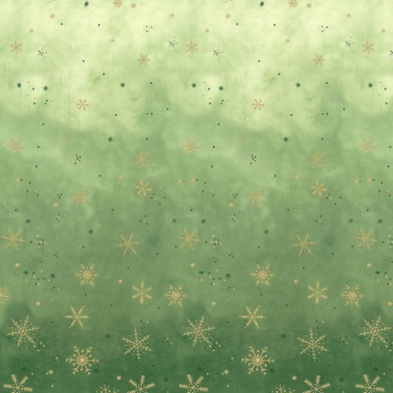Ombre Flurries - Evergreen