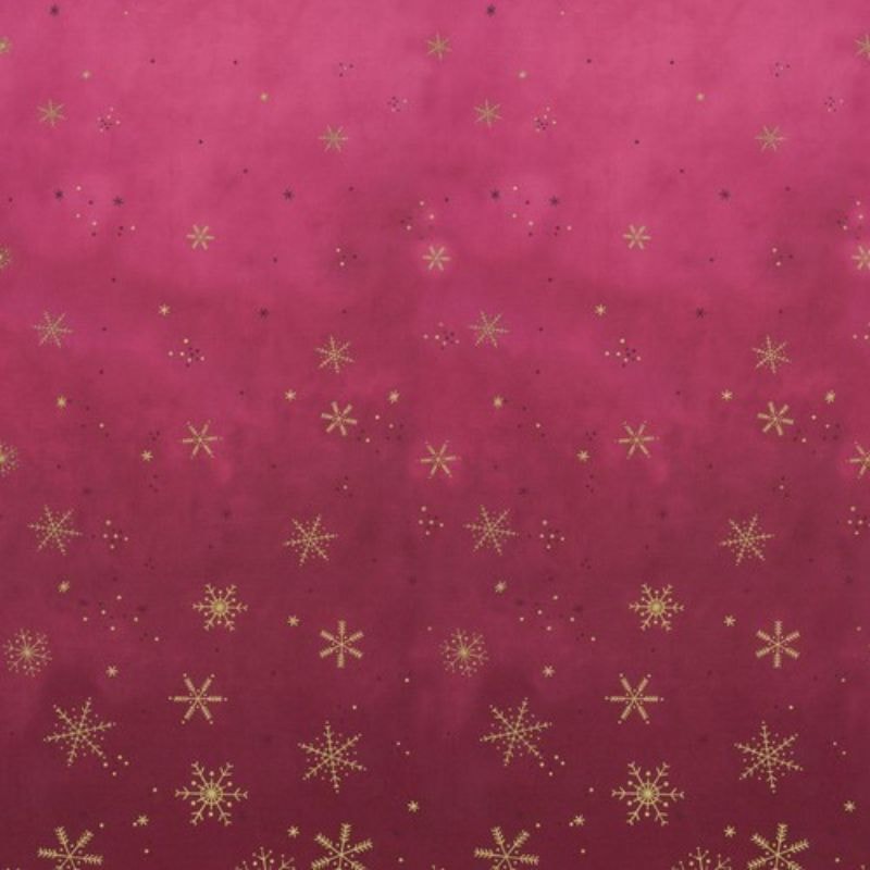 Ombre Flurries - Burgundy