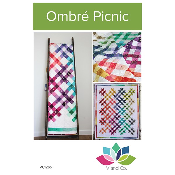 Ombre Picnic Quilt Pattern by V and Co