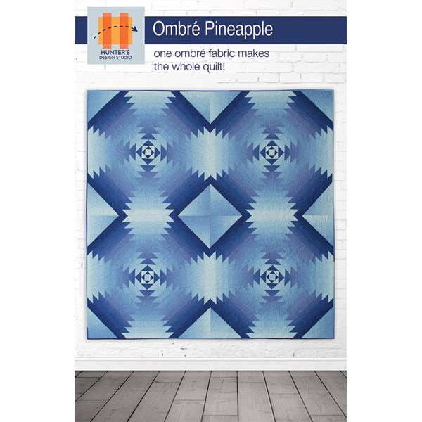 Ombre Pineapple Quilt Pattern by Sam Hunter