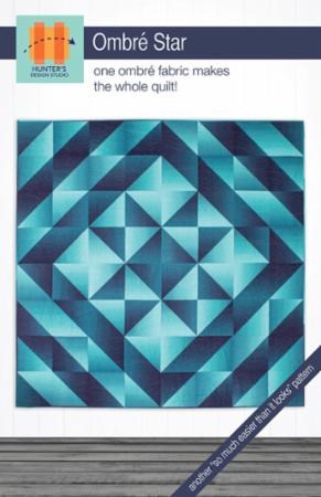 Ombre Star Quilt Pattern by Sam Hunter