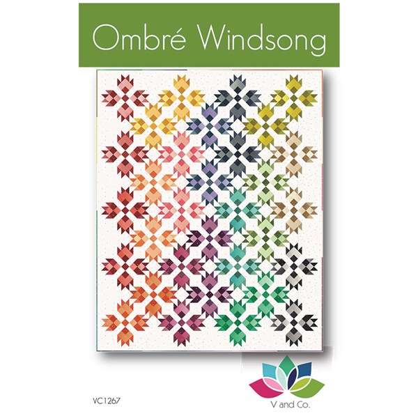 Ombre Windsong Quilt Pattern by V and Co