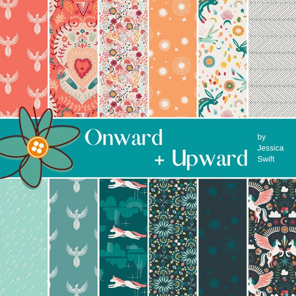Onward + Upward Fat Quarter Bundle | Jessica Swift | 12 FQs