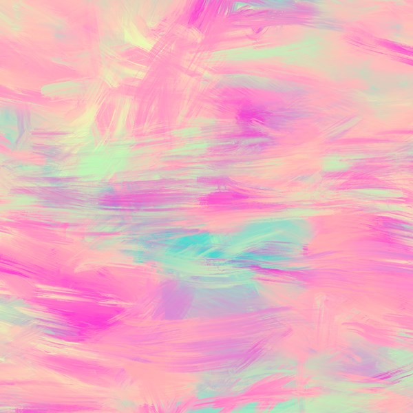 Paintbrush Expression - Radiant Pink Digiprint