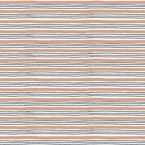 Painterly Stripes - French Rose