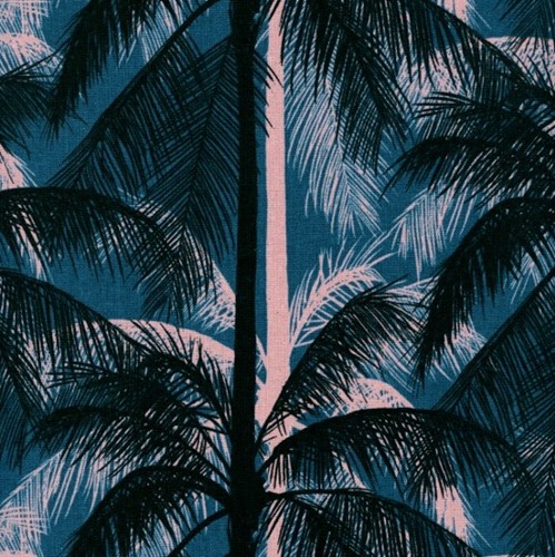 Palms in Blue CANVAS