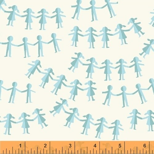 Paper Dolls in Blue