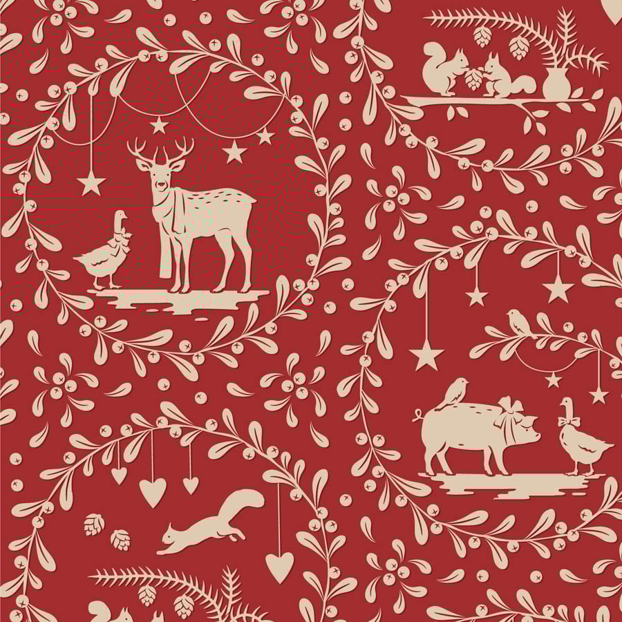 Paper Scenes - Burgundy