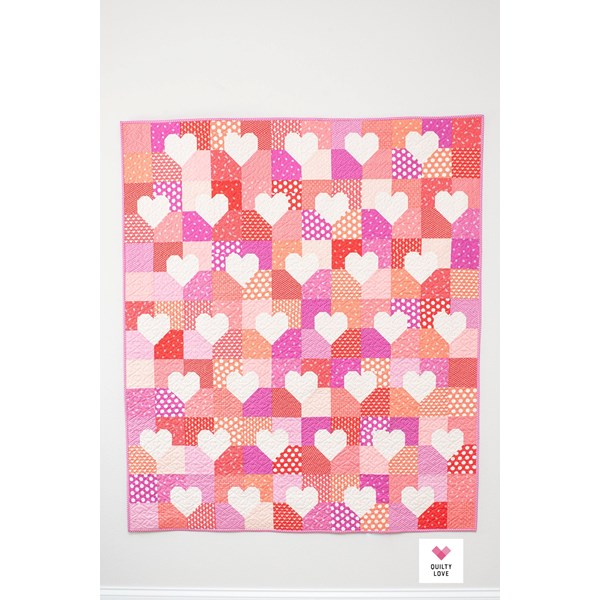 Patchwork Hearts Pattern | Quilty Love
