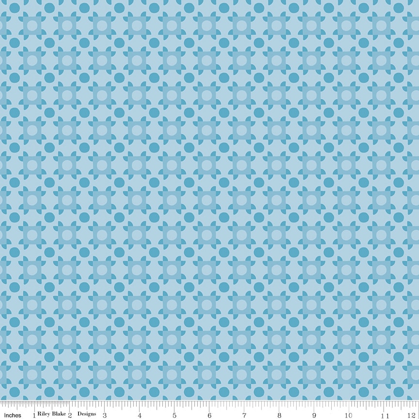 Patchwork Piazza - Blue