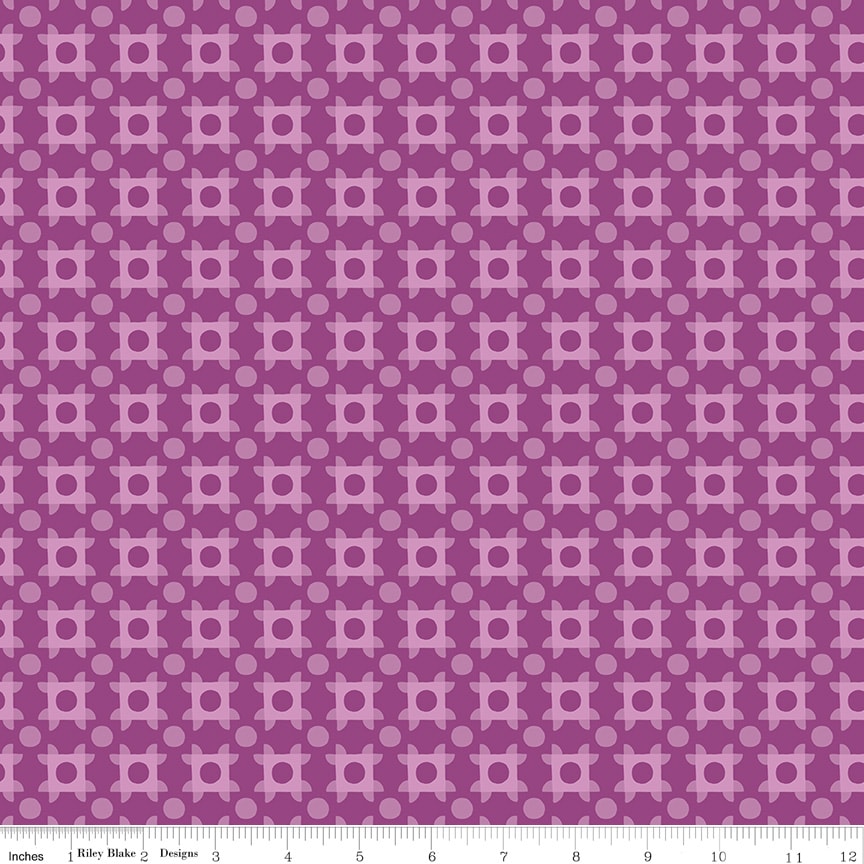 Patchwork Piazza - Grape