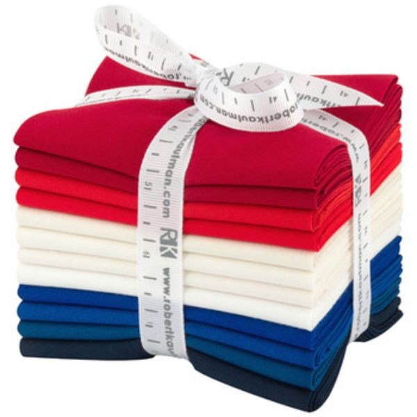 Patriotic Palette Kona Cotton Fat Quarter Bundle