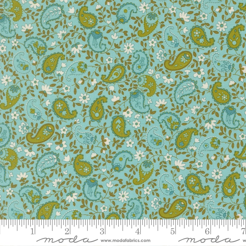 Peaceful Paisley - Aqua