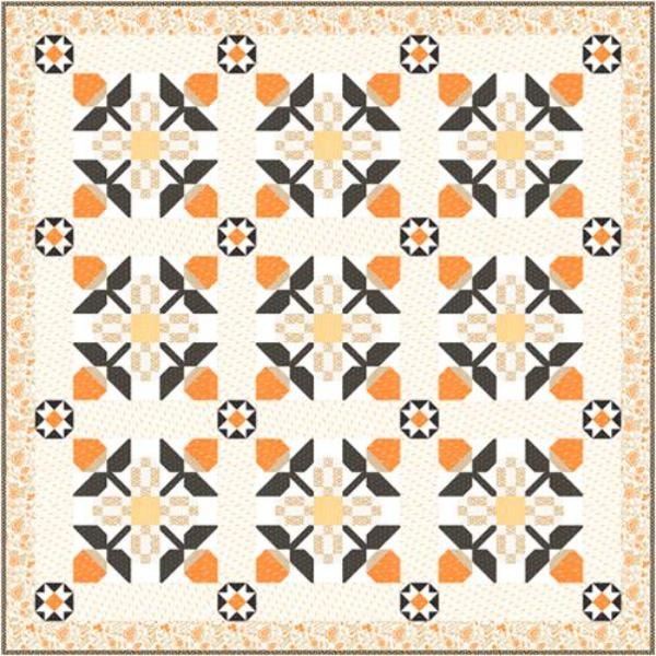 Pecan Blossoms Quilt Kit | Agatha Road | Fig Tree & Co.