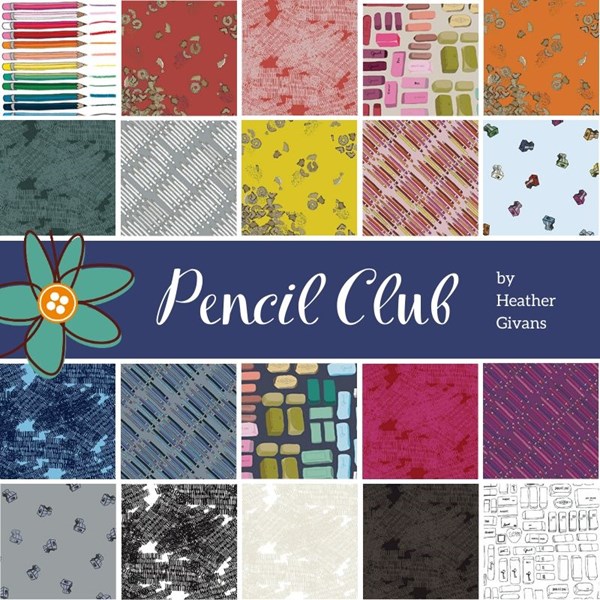 Pencil Club Fat Quarter Bundle