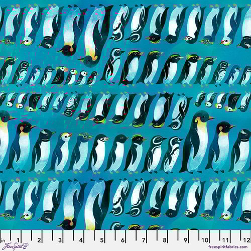 Penguins and Puffins - Aqua