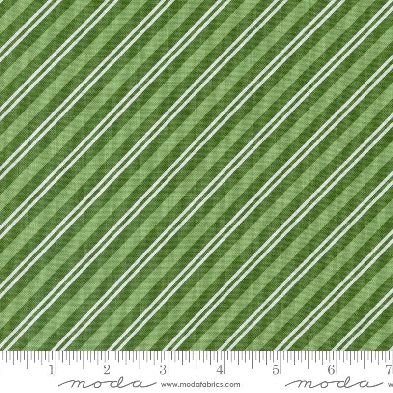 Peppermint Stick Stripe - Evergreen
