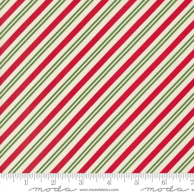 Peppermint Stick Stripe - Snow