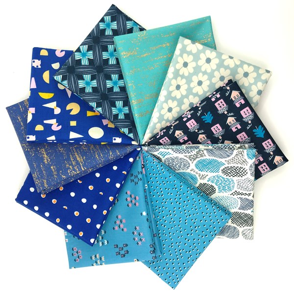 Perfect Picnic Quilt Fat Quarter Bundle | Ruby Star Society Summer Sew-A-Long 2022 | 10 FQs - Swimming Pool
