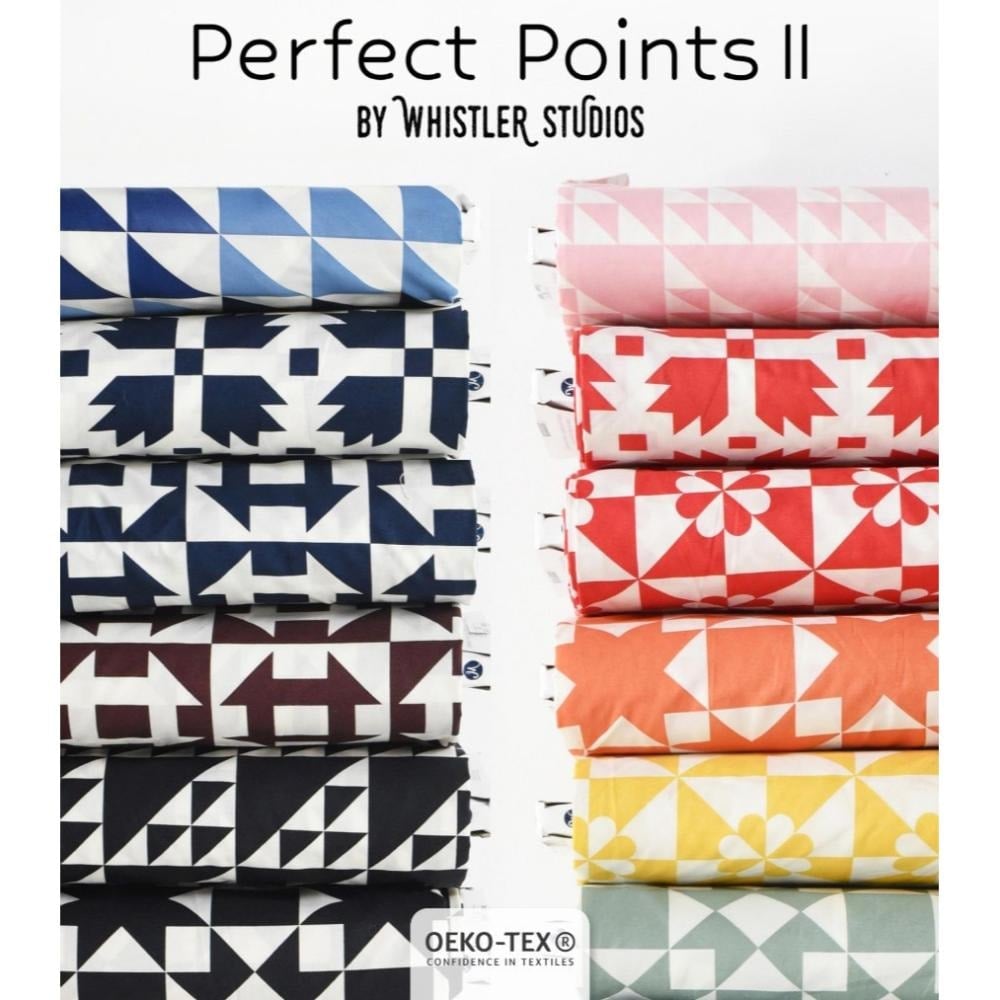 Perfect Points II Fat Quarter Bundle | Whistler Studios | 12 FQs