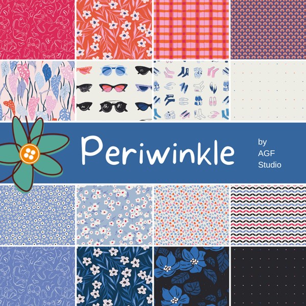 Periwinkle Half Yard Bundle | AGF Studio | 16SKUs