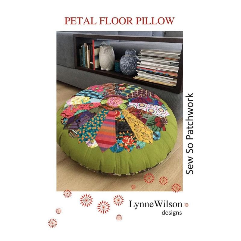 Petal Floor Pillow Pattern | Lynne Wilson Designs