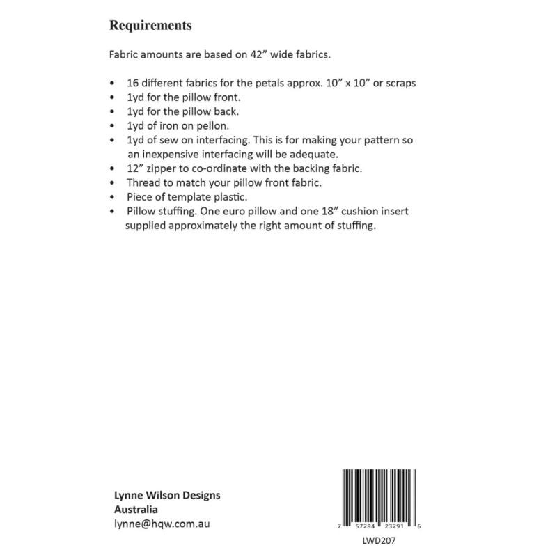 Petal Floor Pillow Pattern | Lynne Wilson Designs