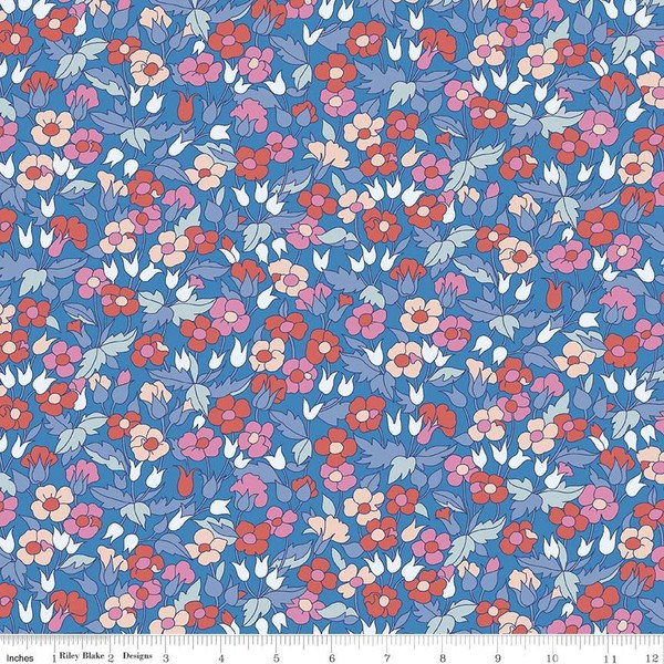 Piccadilly Poppy - A - Retro Indigo Dark