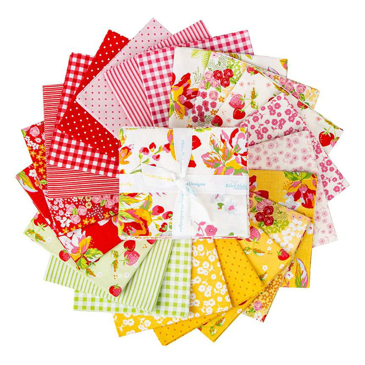 Picnic Florals Fat Quarter Bundle | My Mind's Eye | 21 FQs