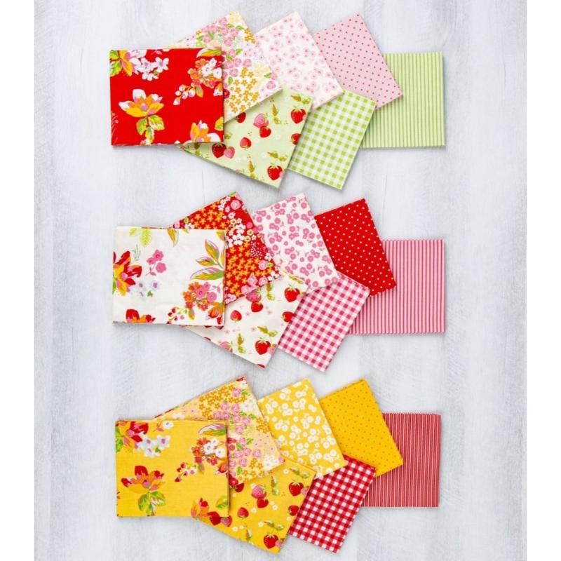 Picnic Florals Fat Quarter Bundle | My Mind's Eye | 21 FQs