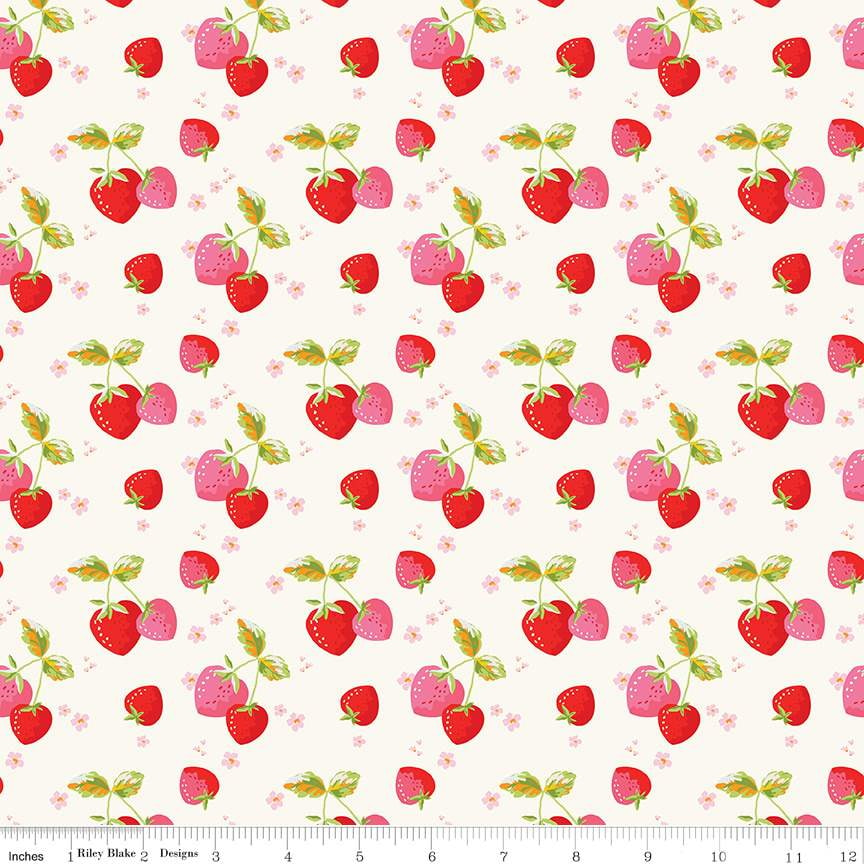 Picnic Florals Strawberries