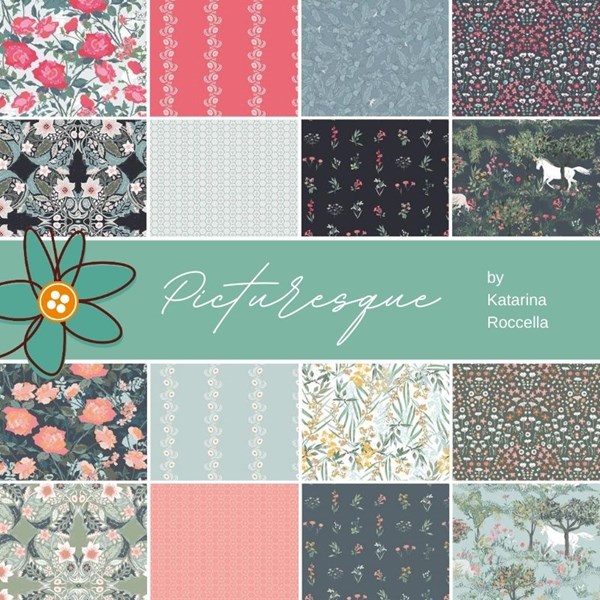 Picturesque Fat Quarter Bundle | Katarina Roccella | 16 FQs