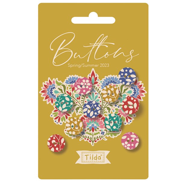 Pie in the Sky Buttons | Tilda Fabrics - Cloudpie Buttons 12mm Set of 10