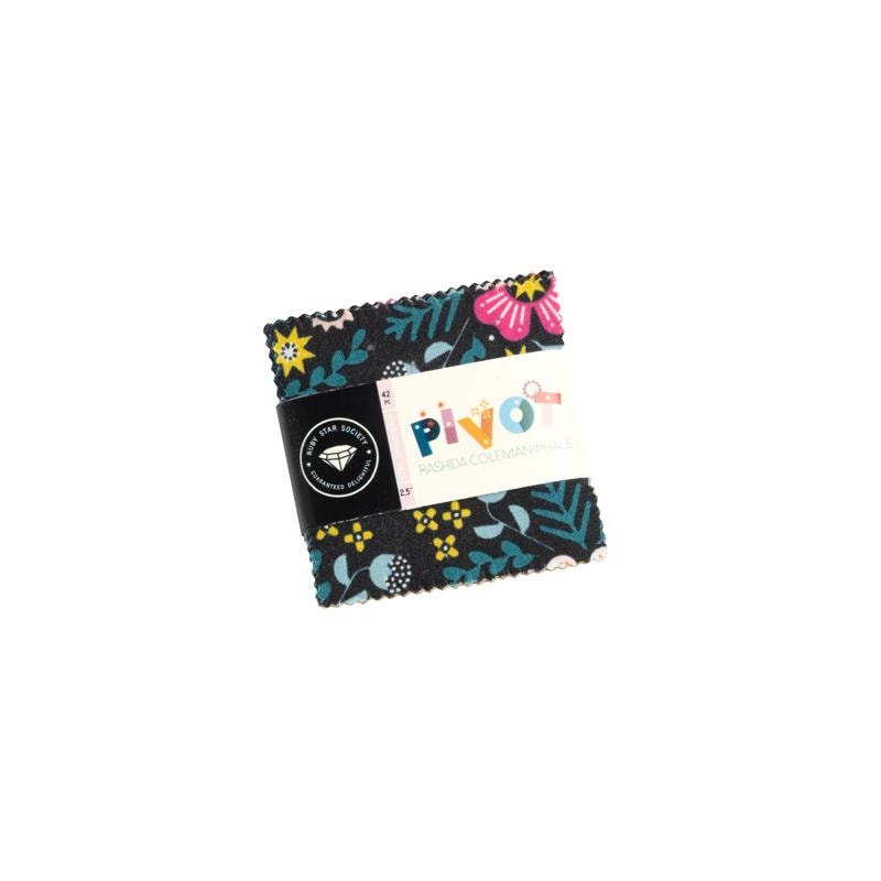 Pivot Mini Charm Pack | Rashida Coleman-Hale| 42- 2.5" Squares
