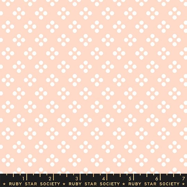 Pixie Polka Dot - Peach Cream