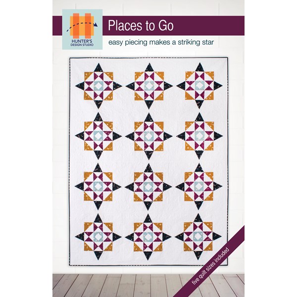 Places to Go Quilt Pattern by Sam Hunter